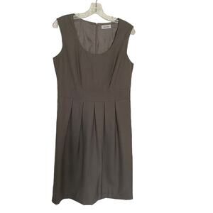 CALVIN KLEIN Women's Size M ? (8 - 10) Dress Scoop Neck Sleeveless Zip back
